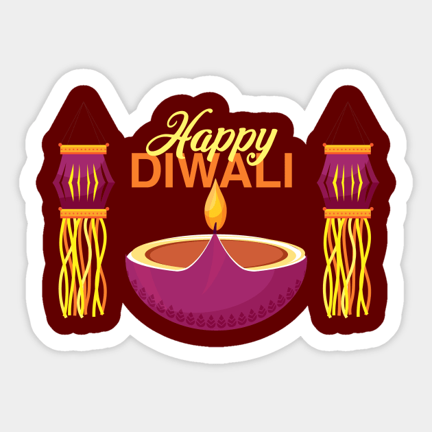 Happy Diwali Diya Lanterns